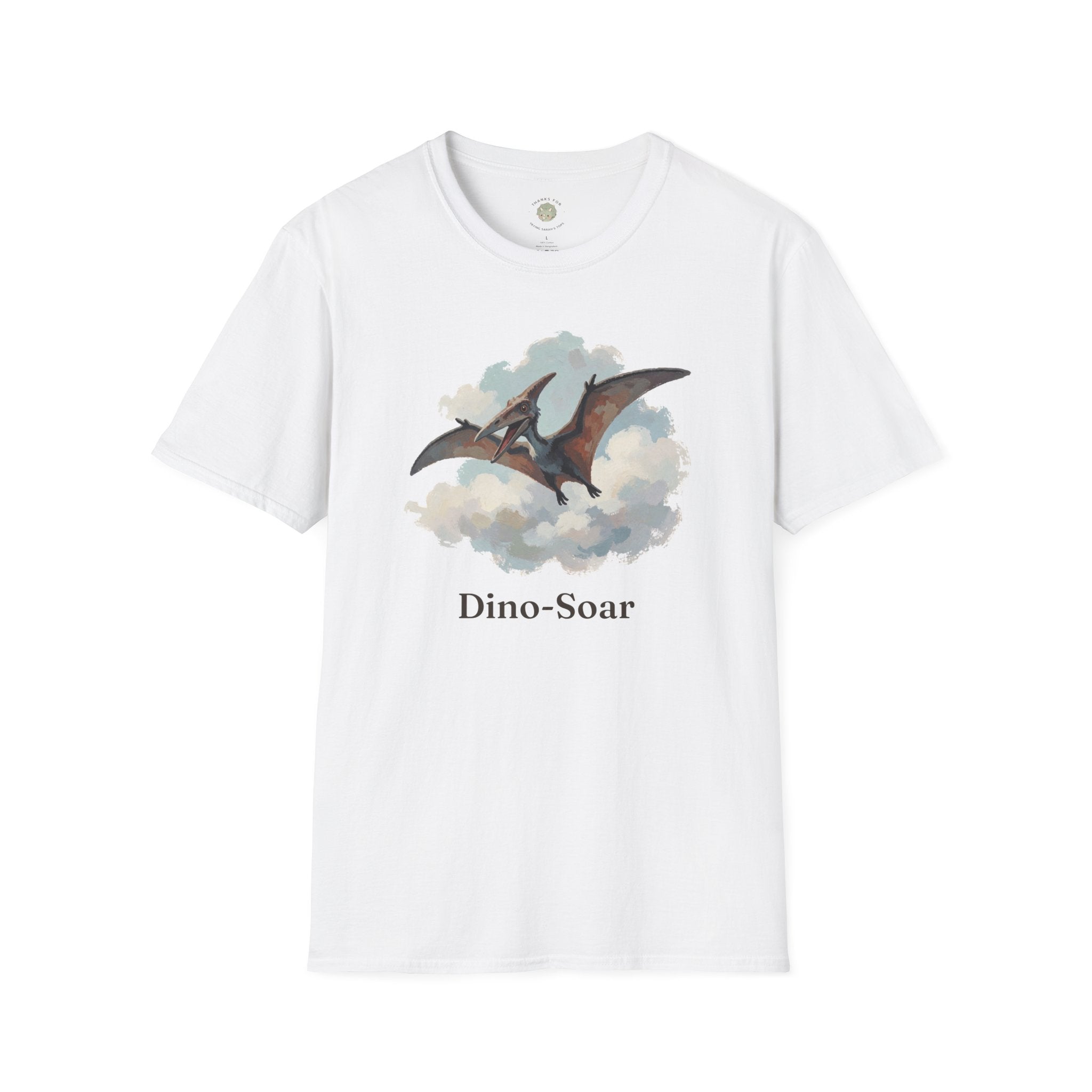 Dino-Soar T-Shirt — Cute Flying Pterodactyl Pun Graphic Tee