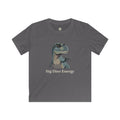 Kids Big Dino Energy T-Shirt — Funny Confident Cool Dinosaur Graphic Tee