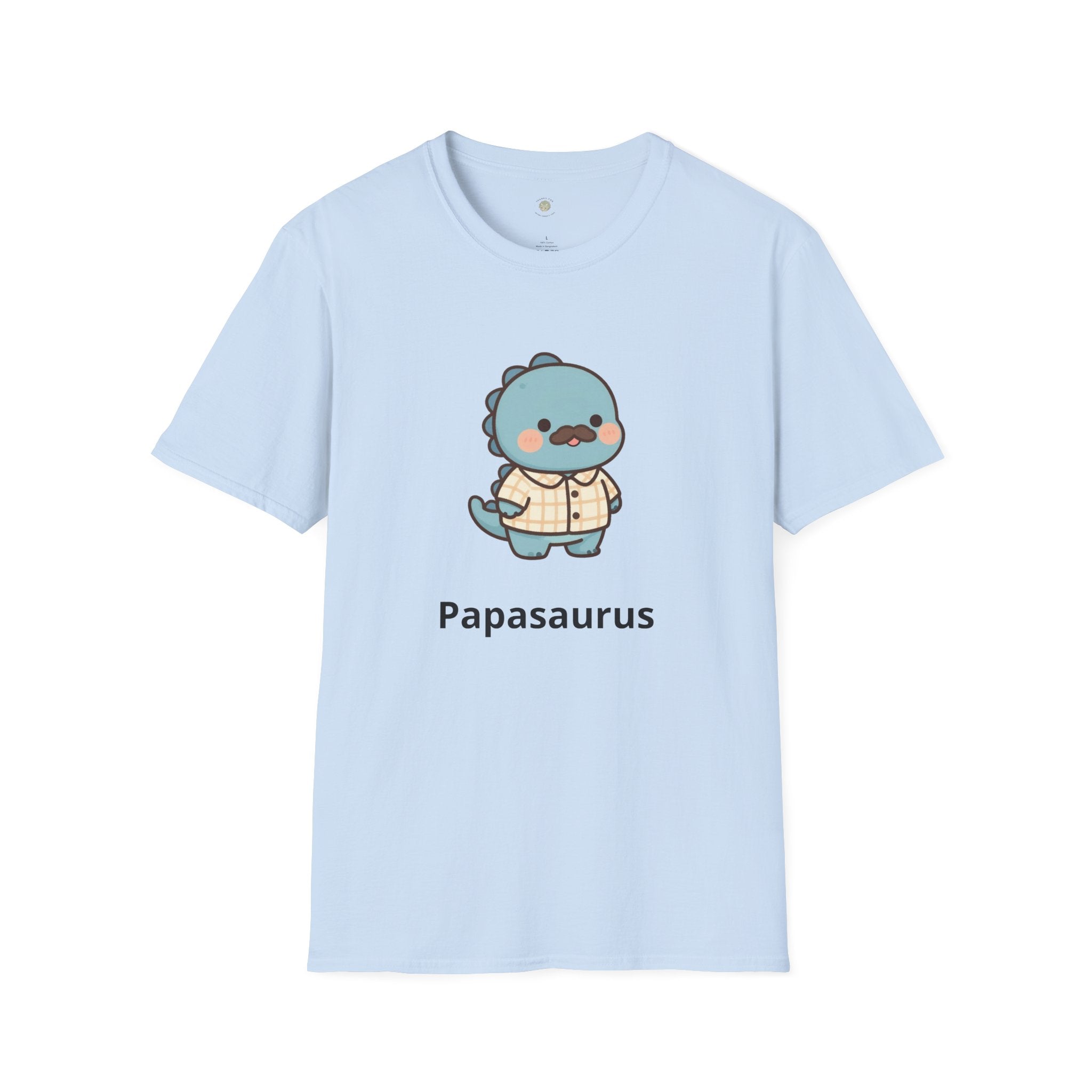 Personalized Papa Dinosaur T-Shirt — Custom Name Dad Tee