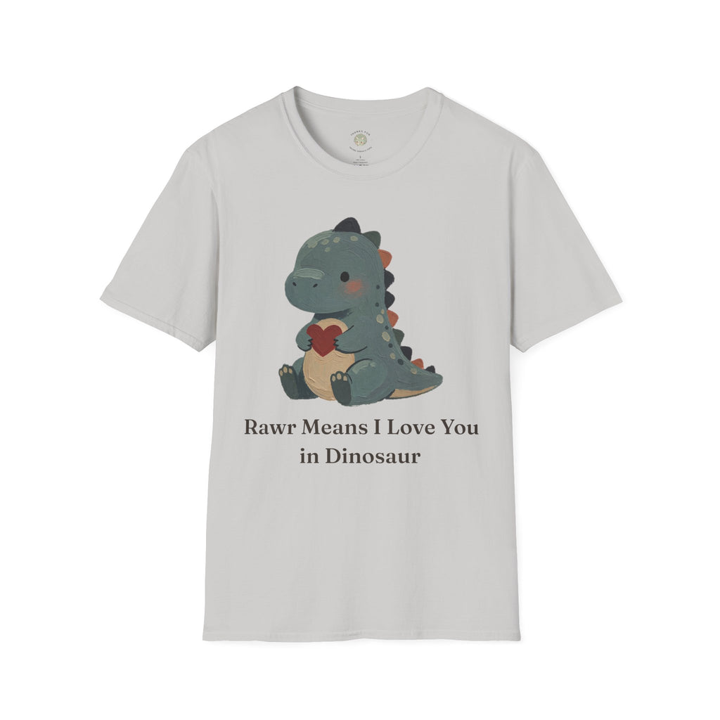 Rawr Means I Love You T-Shirt — Cute Dinosaur Love Graphic Tee