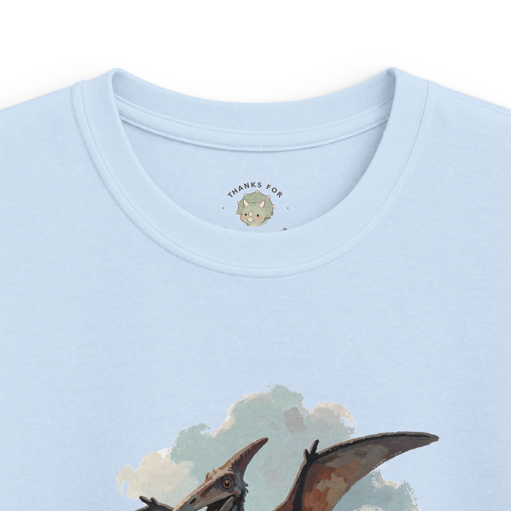 Kids Dino-Soar T-Shirt — Cute Flying Pterodactyl Pun Graphic Tee