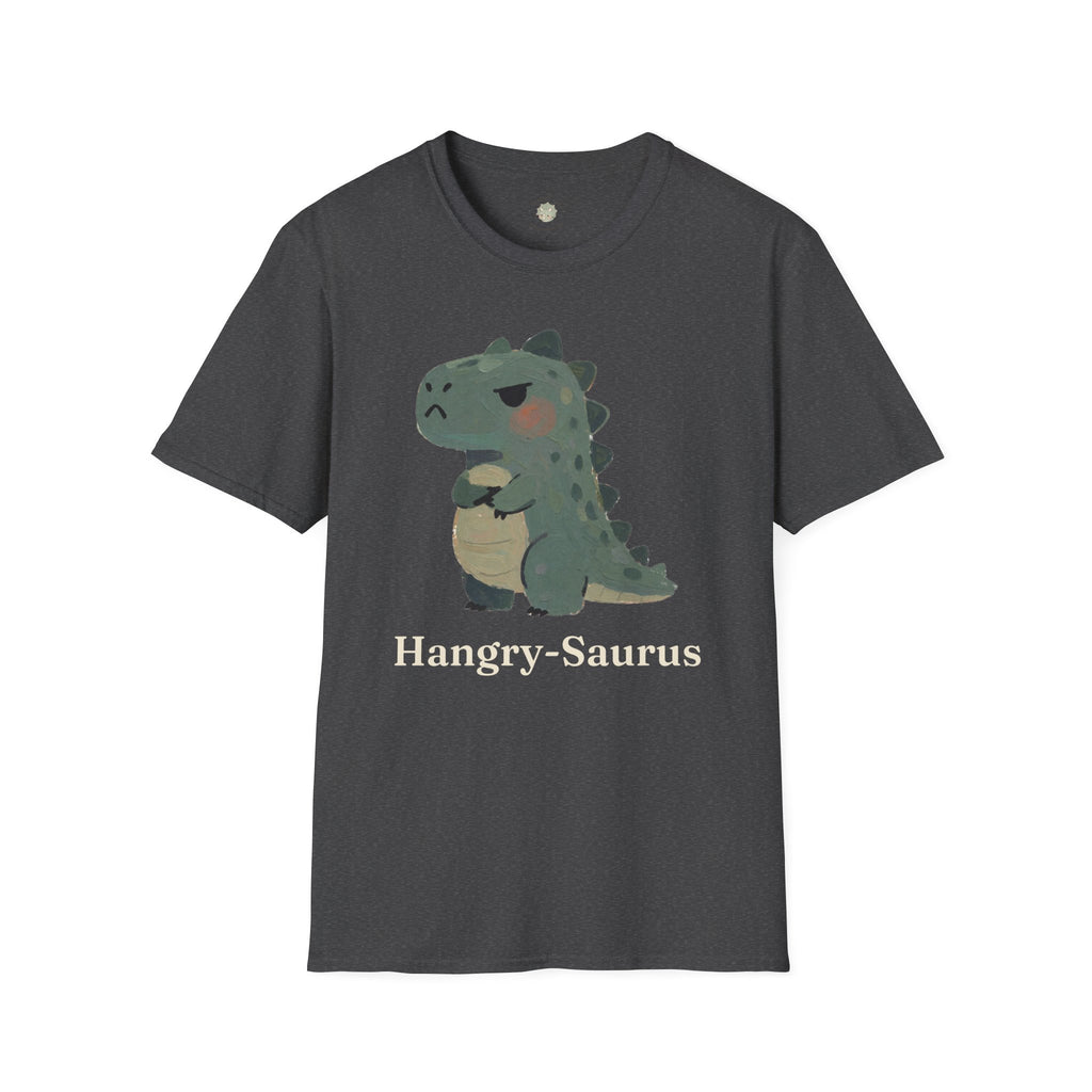 Hangry-Saurus T-Shirt — Funny Hungry Grumpy Dinosaur Graphic Tee