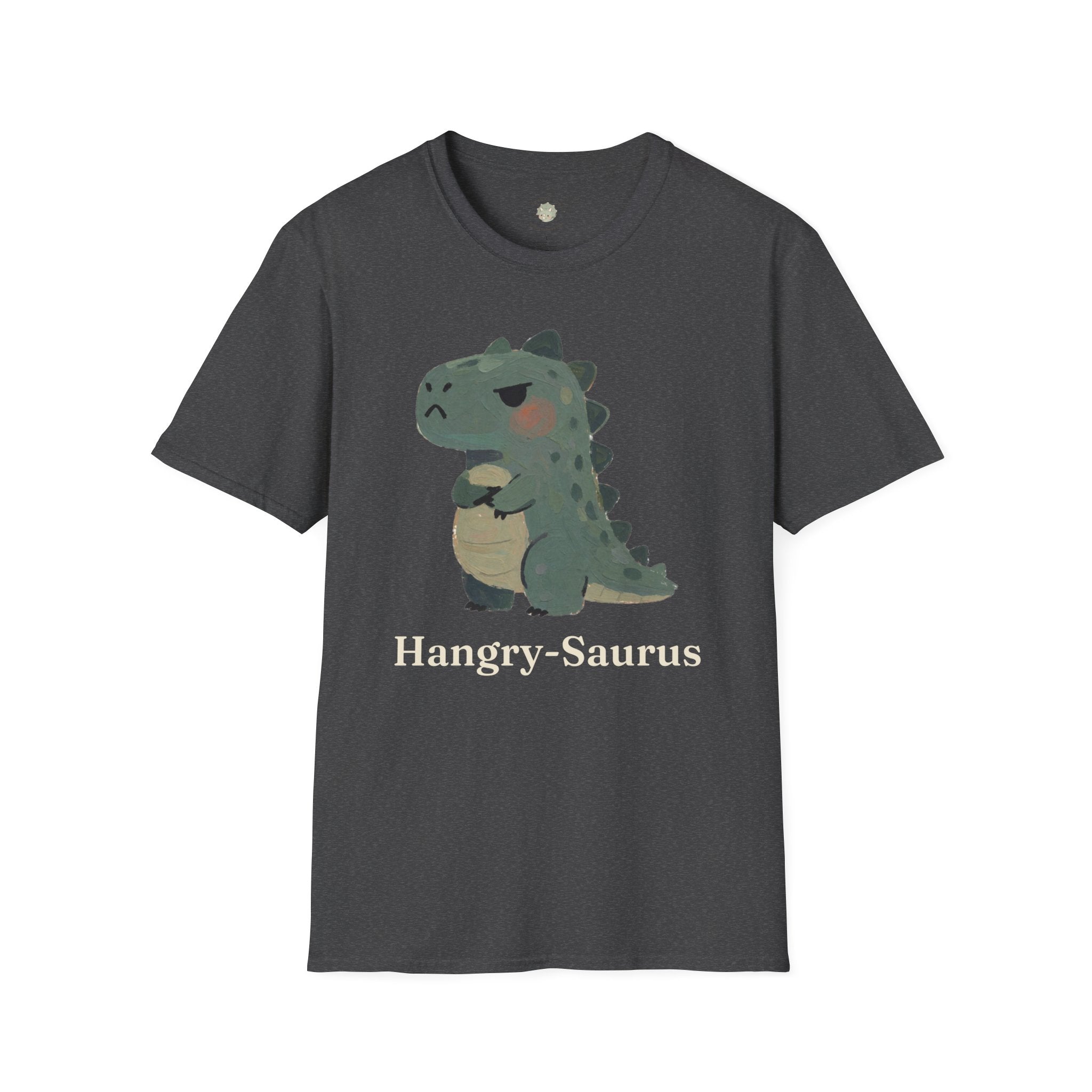 Hangry-Saurus T-Shirt — Funny Hungry Grumpy Dinosaur Graphic Tee