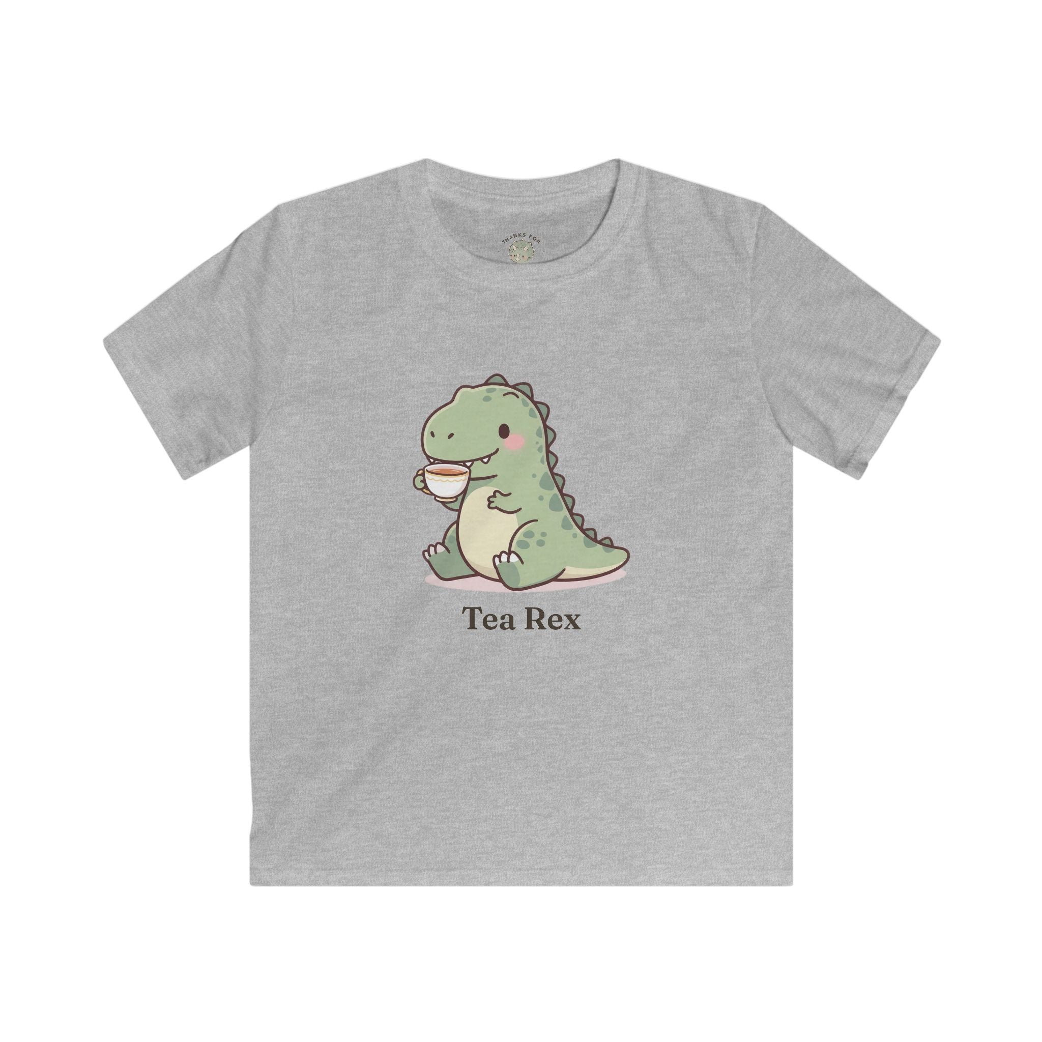 Kids Tea Rex T-Shirt — Cute Dinosaur Tea Lover Graphic Tee