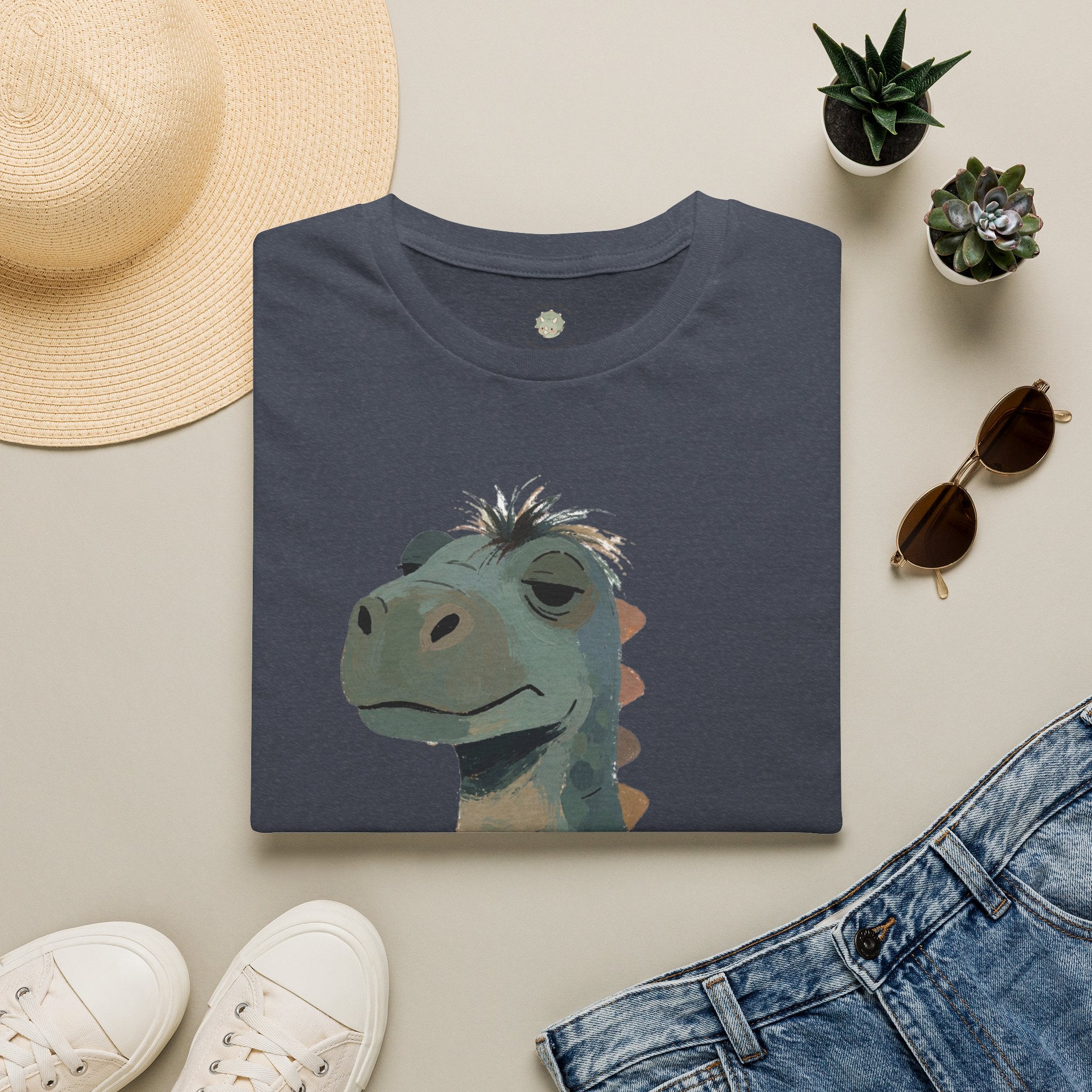 Not a Morning Dino T-Shirt — Funny Sleepy Dinosaur Graphic Tee