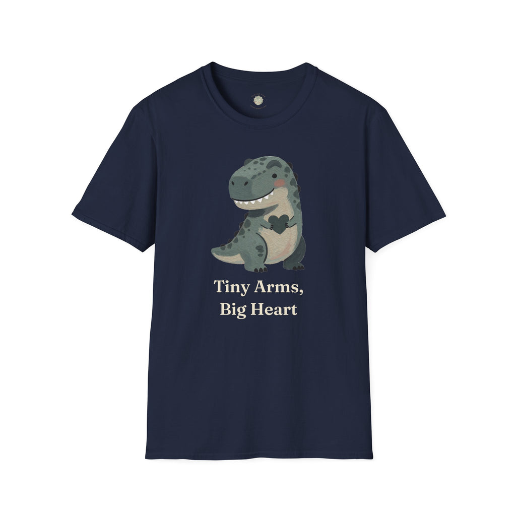 Tiny Arms, Big Heart T-Shirt — Cute Sweet T-Rex Love Graphic Tee