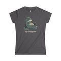 Sip Happens T-Shirt — Funny Dinosaur Coffee Tea Graphic Tee