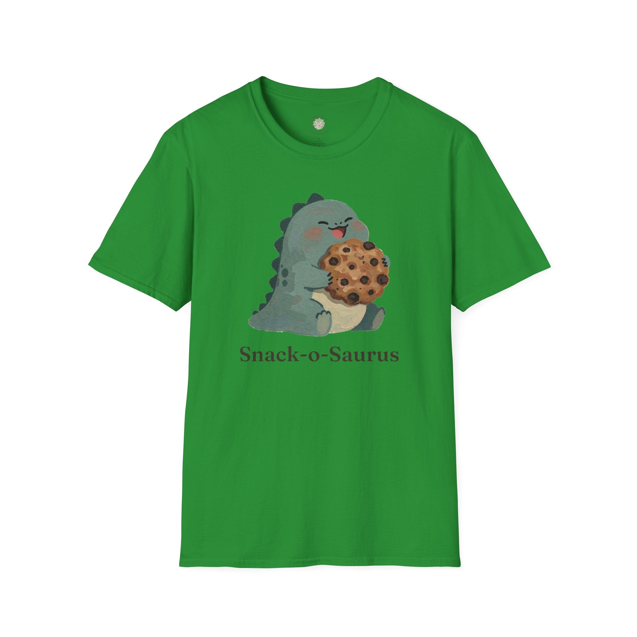 Snack-o-Saurus T-Shirt — Cute Cookie Dinosaur Snack Graphic Tee