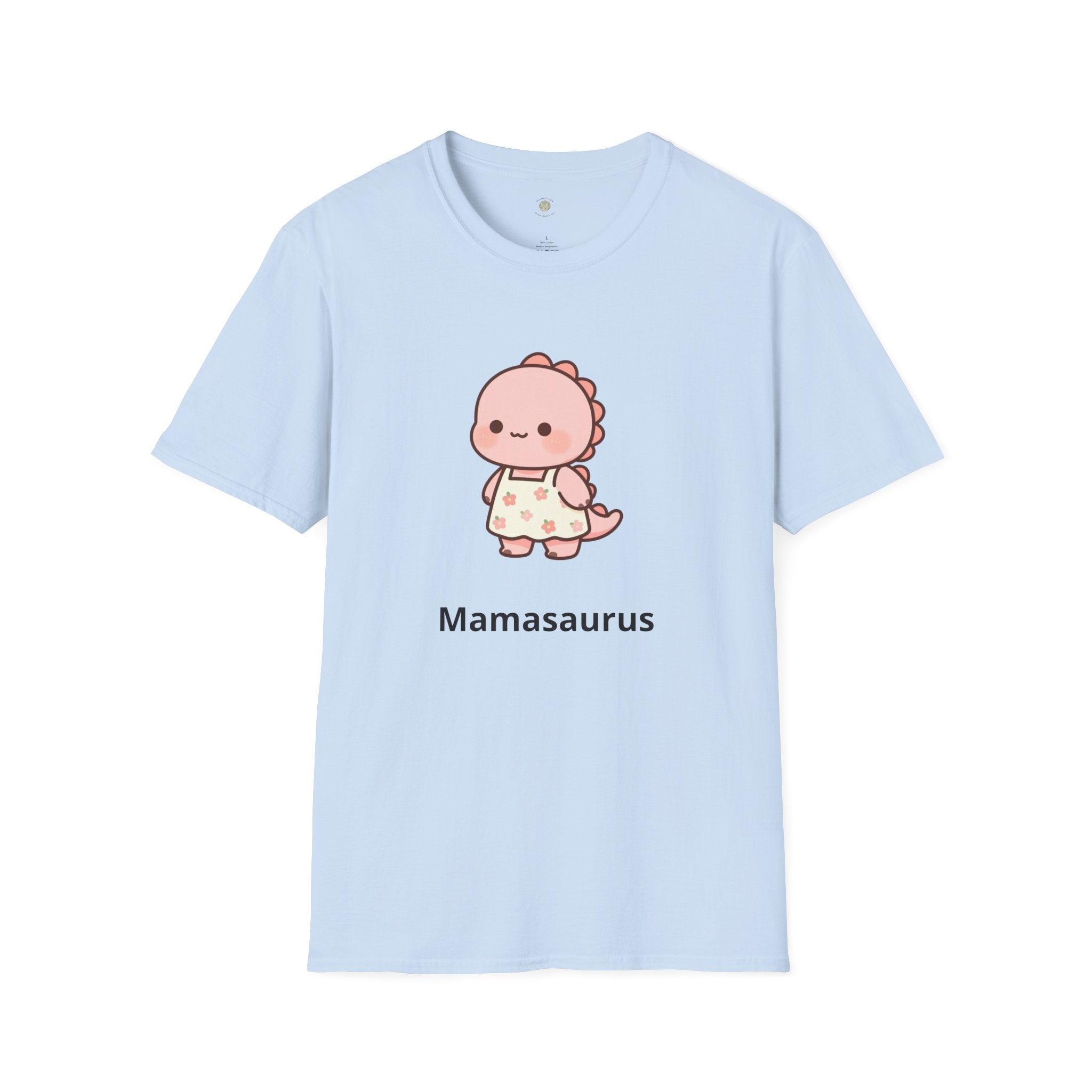 Personalized Mama Dinosaur T-Shirt — Custom Name Mom Tee