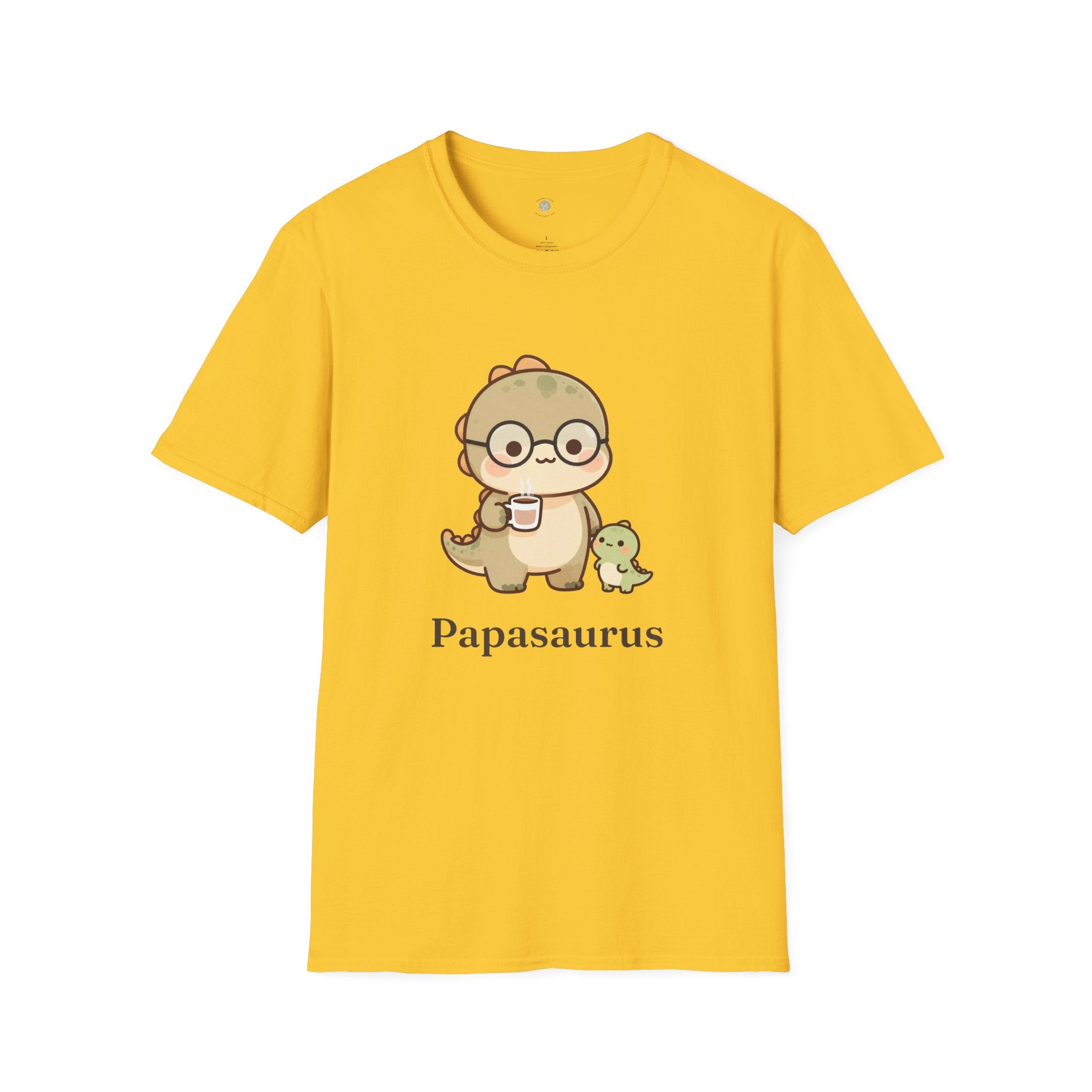 Papasaurus T-Shirt — Cute Dad Dinosaur Father's Day Graphic Tee