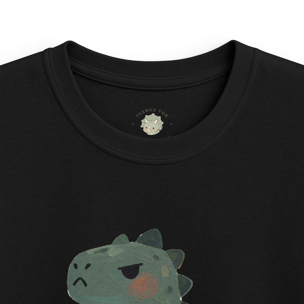Kids Hangry-Saurus T-Shirt — Funny Hungry Grumpy Dinosaur Graphic Tee