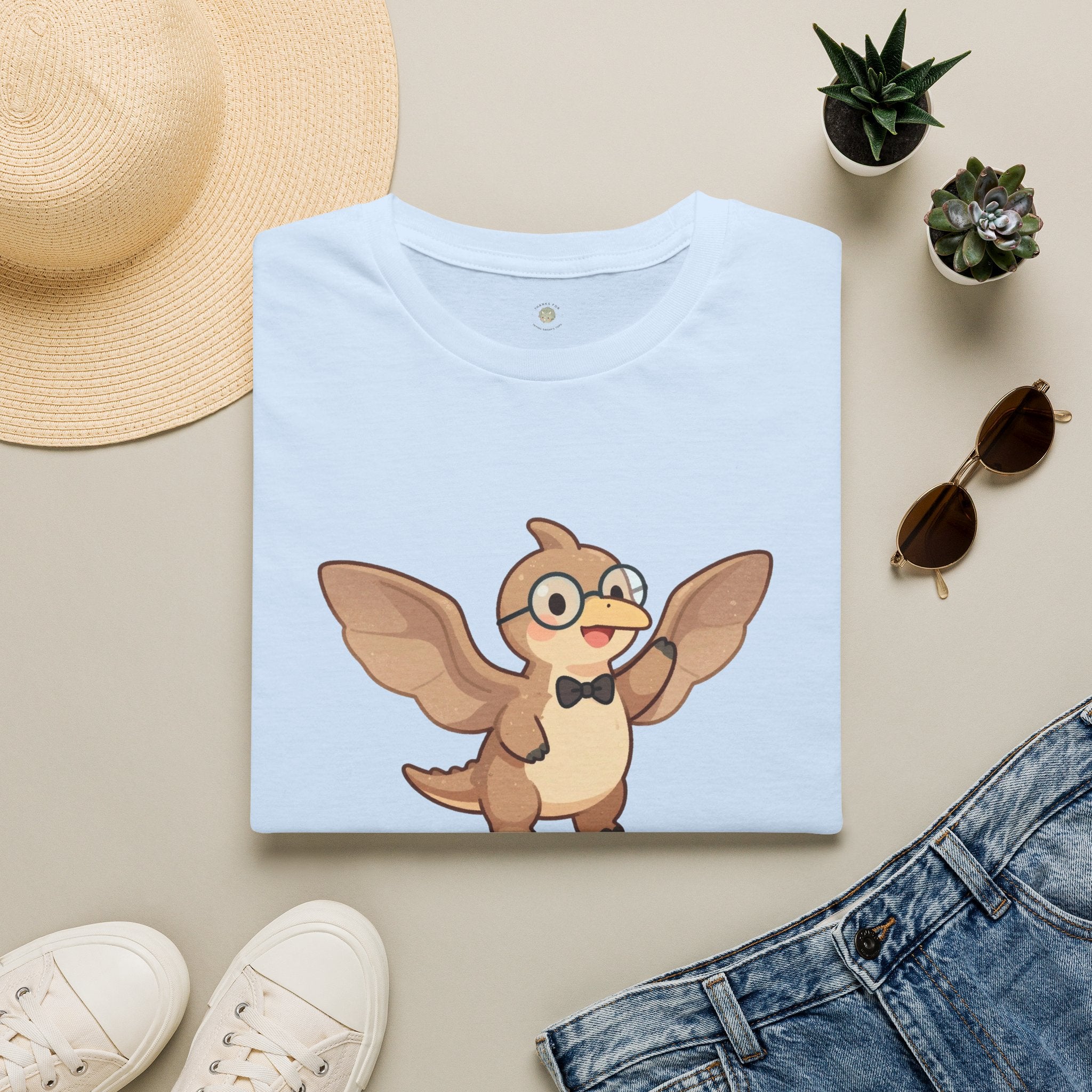 Ptero-Factyl T-Shirt — Funny Fun Facts Pterodactyl Dinosaur Graphic Tee