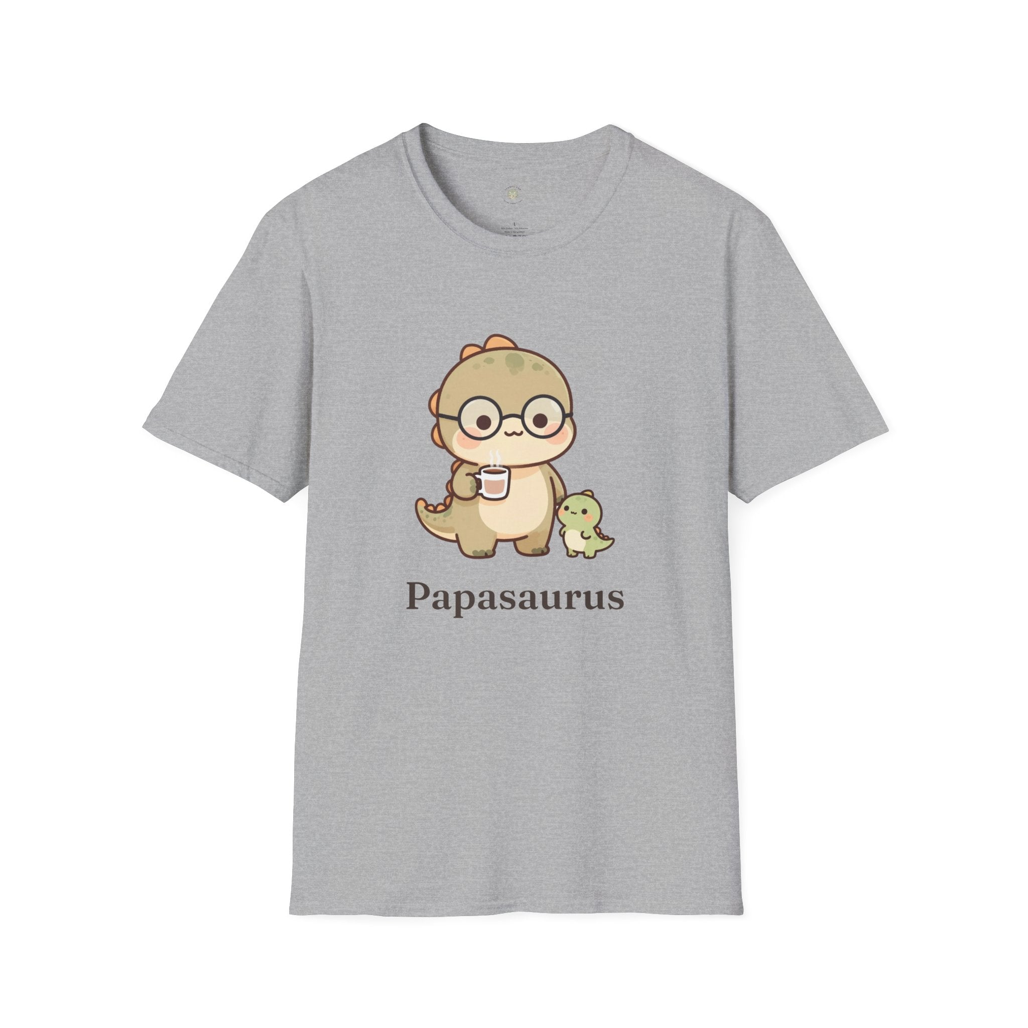 Papasaurus T-Shirt — Cute Dad Dinosaur Father's Day Graphic Tee